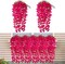 2 PCS Artificial Bougainvillea Bouquet Flowers Garland - Rose Red